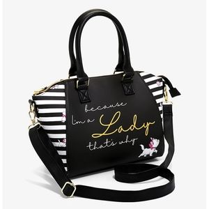 Loungefly Disney The Aristocats Marie Stripe Satchel Bag